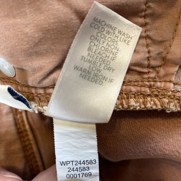 J Jill Denim Jeans Womens 9 Tall Terra Cotta High Rise Cropped Casual Pants - Picture 7 of 9